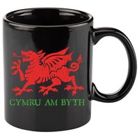 Cymru Am Byth Welsh Rugby Dragon Wales Player Pride Funny Gift 11oz C Handle Ceramic Mug