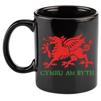 Cymru Am Byth Welsh Rugby Dragon Wales Player Pride Funny Gift 11oz C Handle Ceramic Mug