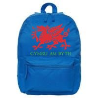 Cymru Am Byth Welsh Rugby Dragon Wales Player Pride Funny Gift 16 in Basic Backpack