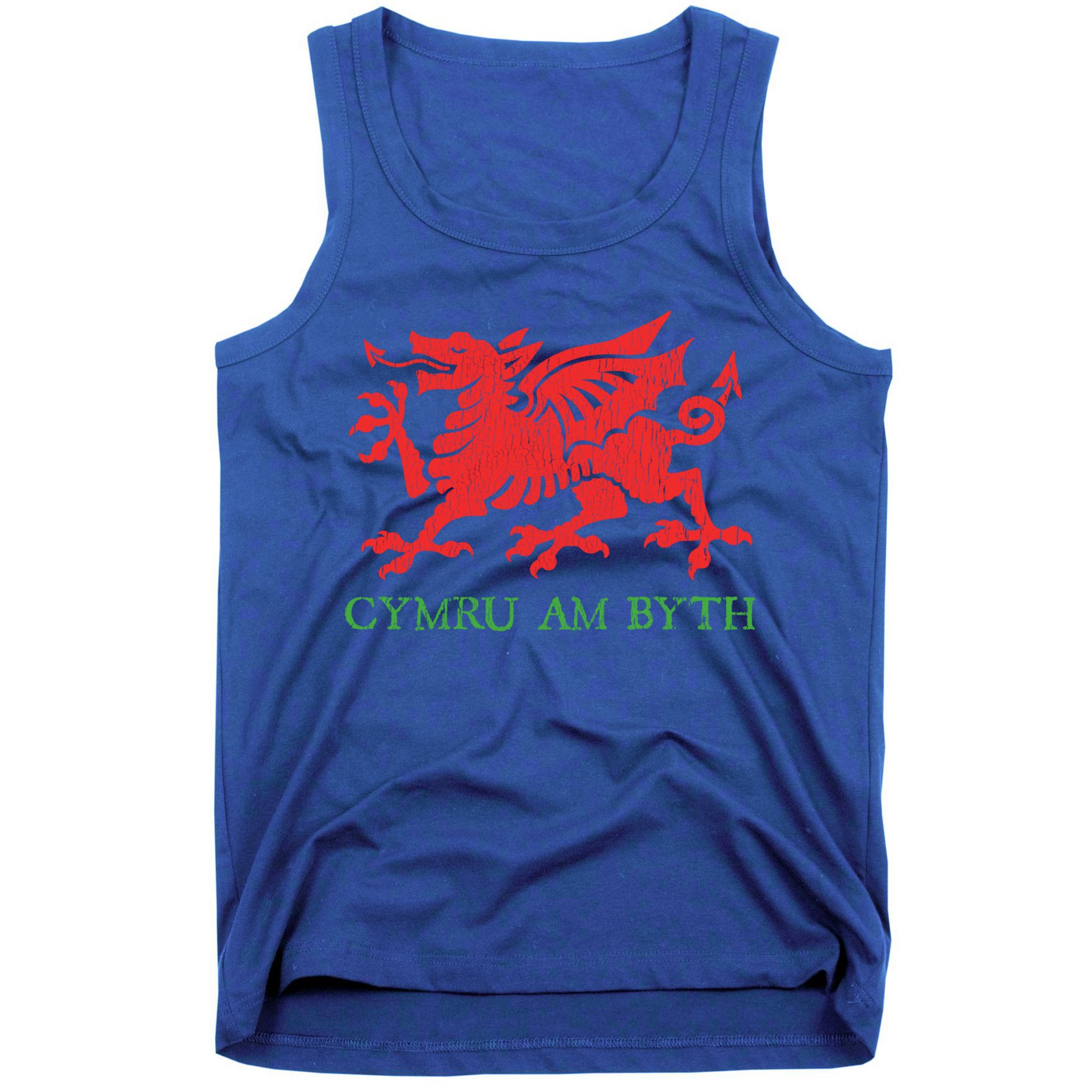 Cymru Am Byth Welsh Rugby Dragon Wales Player Pride Funny Gift Tank Top