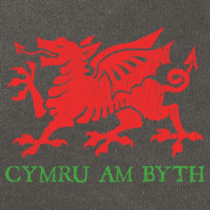 Cymru Am Byth Welsh Rugby Dragon Wales Player Pride Funny Gift Cotton Canvas Backpack
