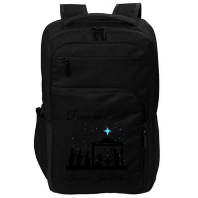 Christmas Anti Biden Peace On Earth Impact Tech Backpack