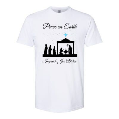 Christmas Anti Biden Peace On Earth Softstyle CVC T-Shirt