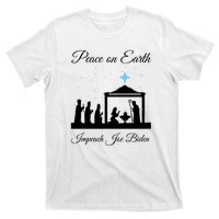 Christmas Anti Biden Peace On Earth T-Shirt