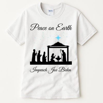 Christmas Anti Biden Peace On Earth Tall T-Shirt