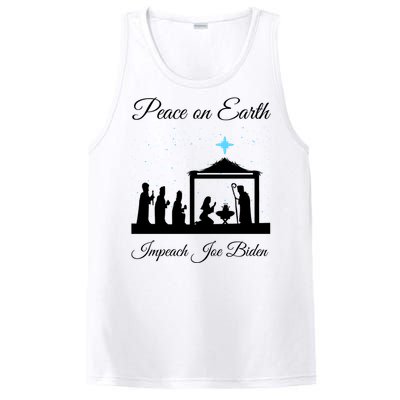 Christmas Anti Biden Peace On Earth PosiCharge Competitor Tank