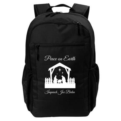 Christmas Anti Biden Peace On Earth Backpack