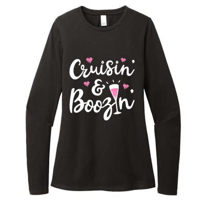 Cruisin And Boozin Funny Cruise Ship Cruising Drinking Wo Tank Top Womens CVC Long Sleeve Shirt