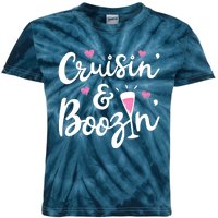 Cruisin And Boozin Funny Cruise Ship Cruising Drinking Wo Tank Top Kids Tie-Dye T-Shirt