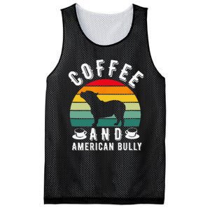 Coffee And Bully Pitbull American Bulldog Dog Lover Mesh Reversible Basketball Jersey Tank