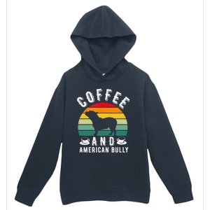 Coffee And Bully Pitbull American Bulldog Dog Lover Urban Pullover Hoodie