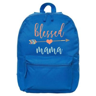 Cute Arrow Blessed Mama Cool Gift Announcet 16 in Basic Backpack