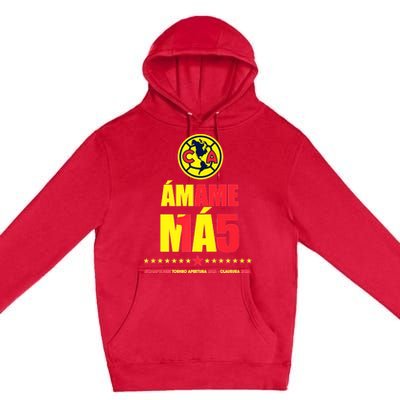 Club America Bicampeon Torneo Apertura 2023 Clausura 2024 Premium Pullover Hoodie