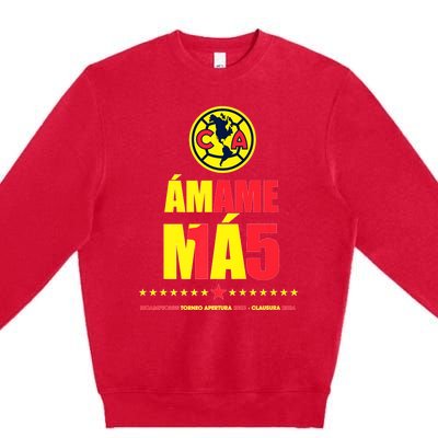 Club America Bicampeon Torneo Apertura 2023 Clausura 2024 Premium Crewneck Sweatshirt