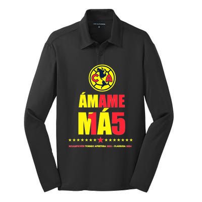 Club America Bicampeon Torneo Apertura 2023 Clausura 2024 Silk Touch Performance Long Sleeve Polo