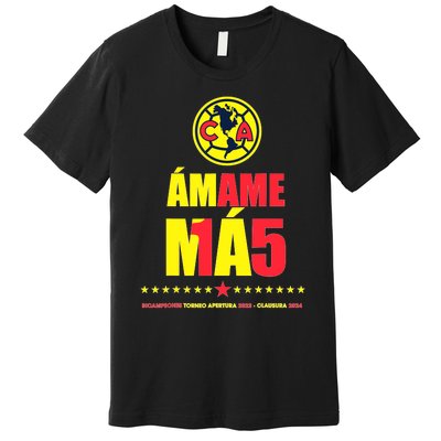 Club America Bicampeon Torneo Apertura 2023 Clausura 2024 Premium T-Shirt