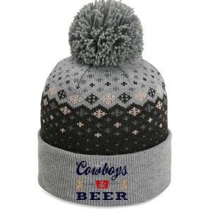 Cow And Beer Outfit For Women Rodeo Western Country The Baniff Cuffed Pom Beanie