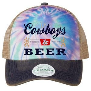 Cow And Beer Outfit For Women Rodeo Western Country Legacy Tie Dye Trucker Hat