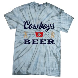 Cow And Beer Outfit For Women Rodeo Western Country Tie-Dye T-Shirt