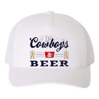 Cow And Beer Outfit For Women Rodeo Western Country Yupoong Adult 5-Panel Trucker Hat