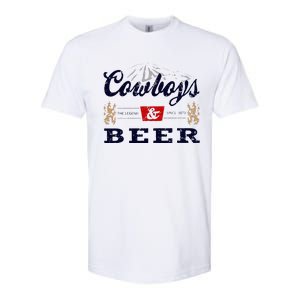 Cow And Beer Outfit For Women Rodeo Western Country Softstyle CVC T-Shirt