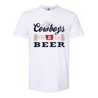 Cow And Beer Outfit For Women Rodeo Western Country Softstyle CVC T-Shirt