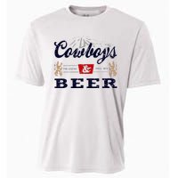 Cow And Beer Outfit For Women Rodeo Western Country Cooling Performance Crew T-Shirt