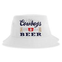 Cow And Beer Outfit For Women Rodeo Western Country Sustainable Bucket Hat