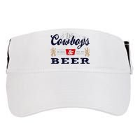 Cow And Beer Outfit For Women Rodeo Western Country Adult Drive Performance Visor