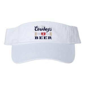 Cow And Beer Outfit For Women Rodeo Western Country Valucap Bio-Washed Visor