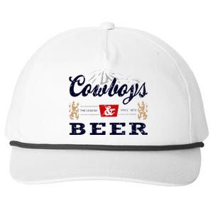 Cow And Beer Outfit For Women Rodeo Western Country Snapback Five-Panel Rope Hat