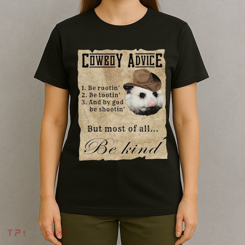 Cowboy Advice Be Rootin Be Tootin And By God Be Shootin T-Shirt