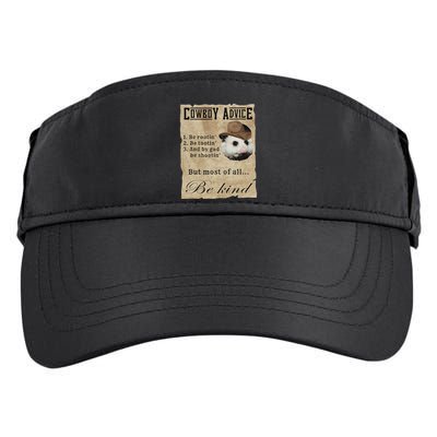 Cowboy Advice Be Rootin Be Tootin And By God Be Shootin Adult Drive Performance Visor