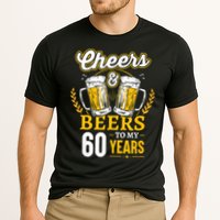 Cheers And Beers To My 60 Years 60th Birthday Cooling Performance Crew T-Shirt