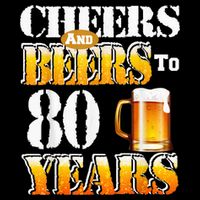 Cheers And Beers To 80 Years Funny 80th Birthday Beer Lover Sustainable Bucket Hat