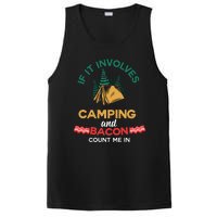 If It Involves Camping And Bacon Count Me In  PosiCharge Competitor Tank