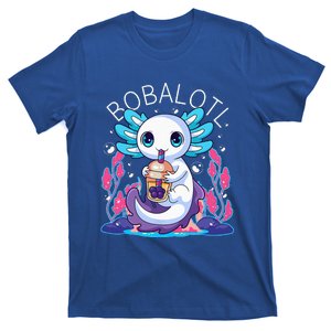 Cute Axolotl Bobalotl Bubble Tea Boba Milk Lover T-Shirt