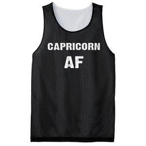 Capricorn AF Birthday December January Zodiac Gift Mesh Reversible Basketball Jersey Tank