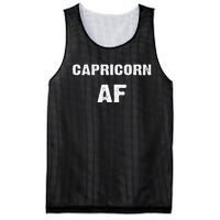 Capricorn AF Birthday December January Zodiac Gift Mesh Reversible Basketball Jersey Tank