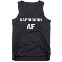 Capricorn AF Birthday December January Zodiac Gift Tank Top