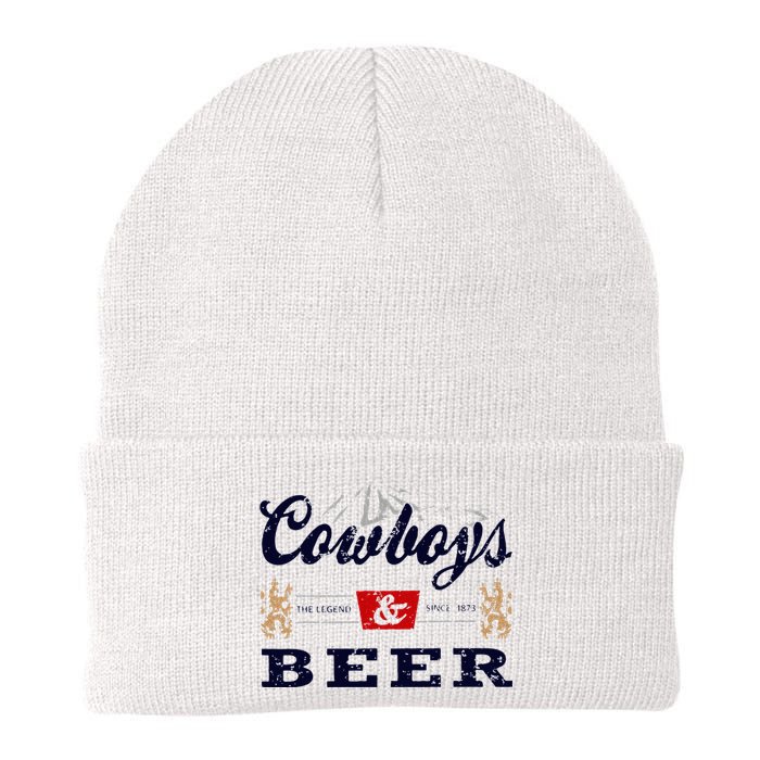 Cow And Beer Outfit For Women Rodeo Western Country Knit Cap Winter Beanie