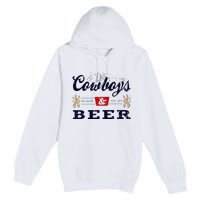 Cow And Beer Outfit For Women Rodeo Western Country Premium Pullover Hoodie