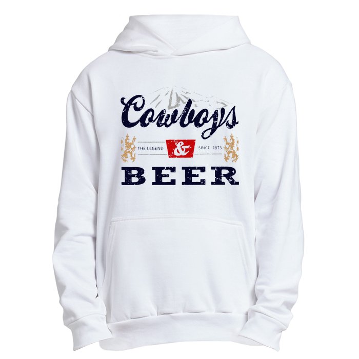 Cow And Beer Outfit For Women Rodeo Western Country Urban Pullover Hoodie