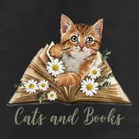 Cats And Books Floral Cute Beanie
