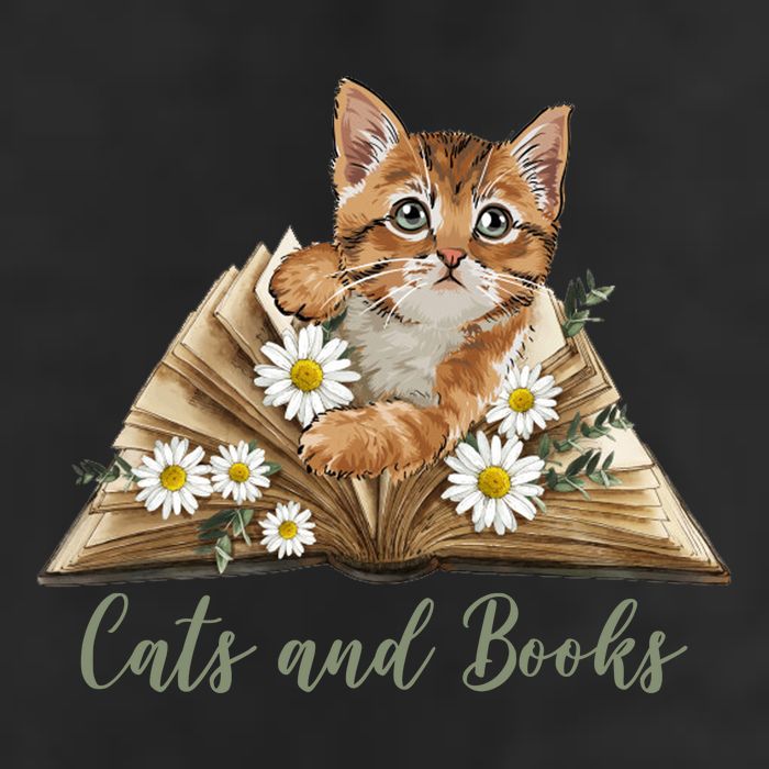 Cats And Books Floral Cute Beanie