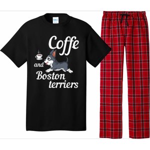 Coffee And Boston Terrier Pajama Set