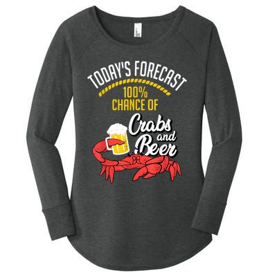 Crabs And Beer Chesapeake Blue Crab Crabbing Men Women Women's Perfect Tri Tunic Long Sleeve Shirt