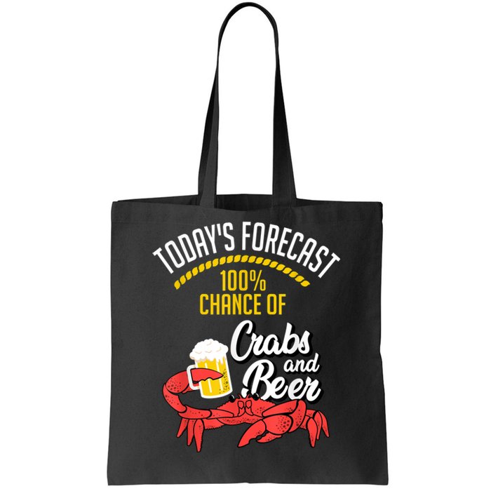 Crabs And Beer Chesapeake Blue Crab Crabbing Men Women Tote Bag