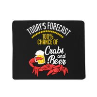 Crabs And Beer Chesapeake Blue Crab Crabbing Men Women Mousepad