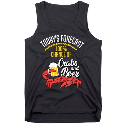 Crabs And Beer Chesapeake Blue Crab Crabbing Men Women Tank Top